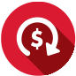 icon representing financial reimbursement