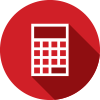 icon representing a calculator