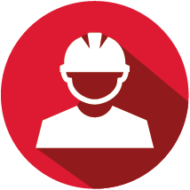 icon representing construction worker